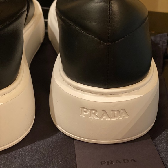 ❌SOLD❌ Authentic Prada 45mm Leather Sneakers (NWT) - Picture 8 of 12